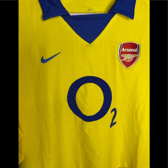 RARE Nike Authentic Arsenal 2003-2004 Away Jersey size Large - Picture 3 of 6